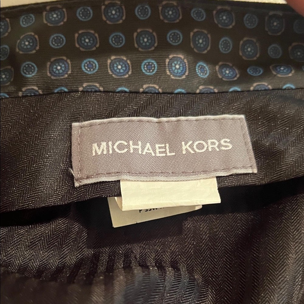 Michael Kors Black Patterned Lining Pants - image 2